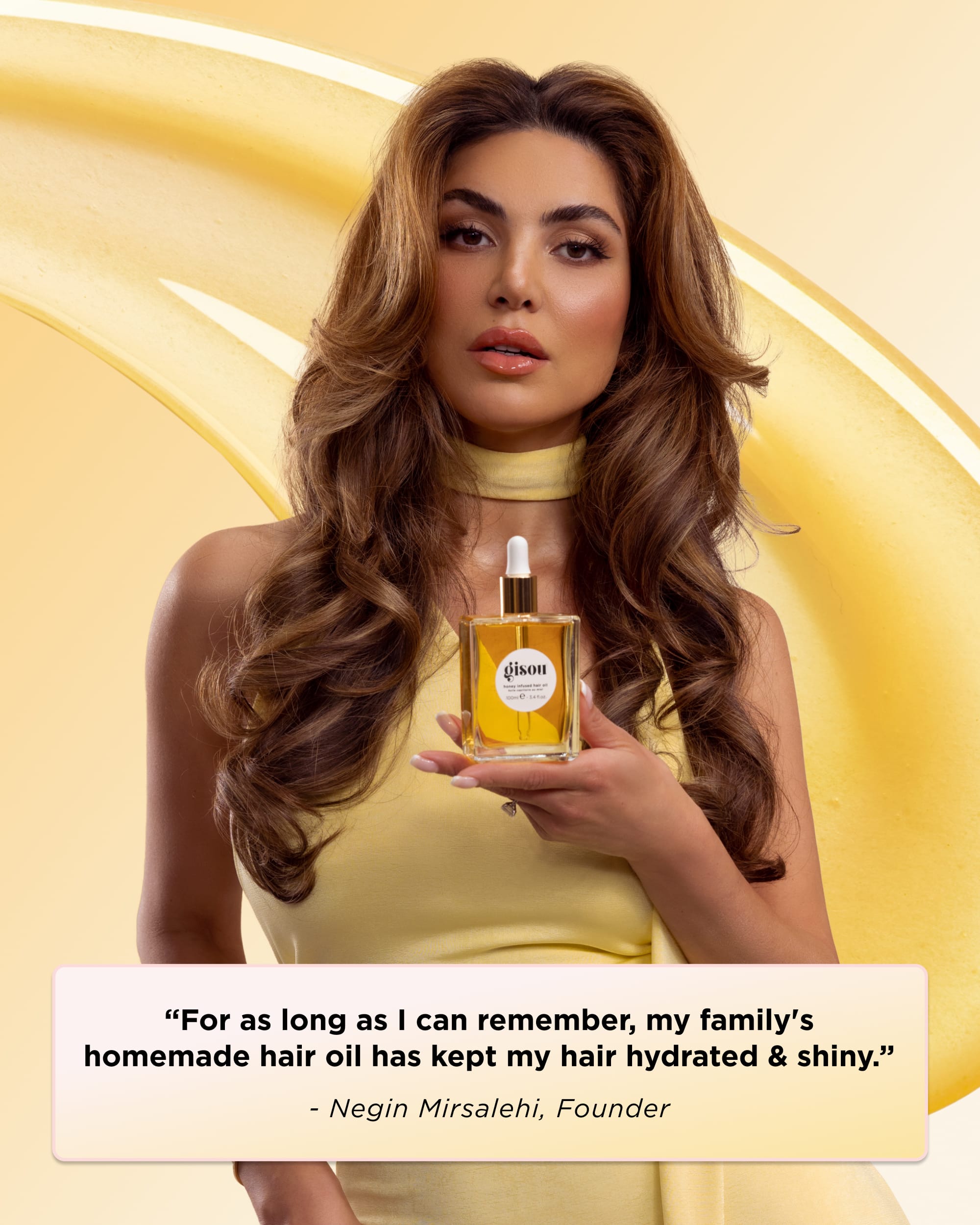 Gisou Honey Infused Hair Oil Travel Size Enriched with Mirsalehi Honey to  Deeply Nourish & Moisturize Hair (1.7 fl oz)