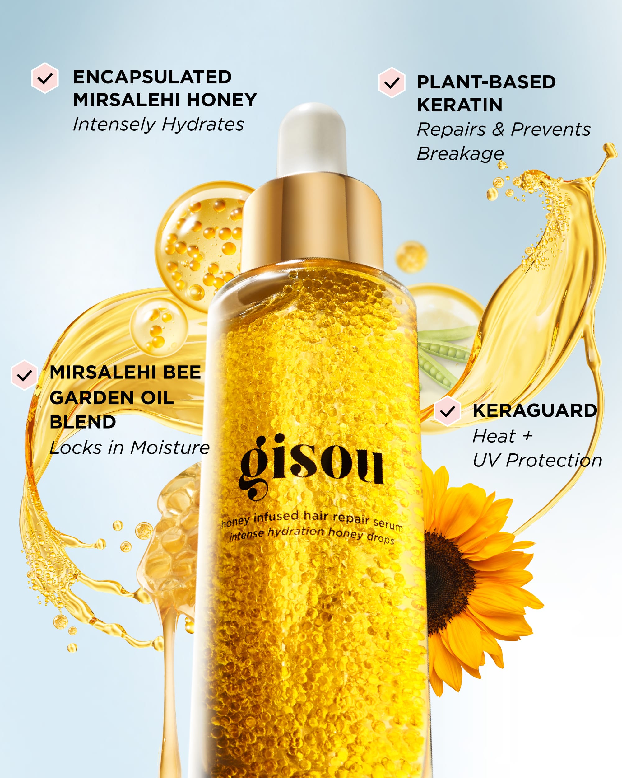 Gisou Honey Infused Hair Serum - Italian Beauty Community - Il beauty come  non l'hai mai visto