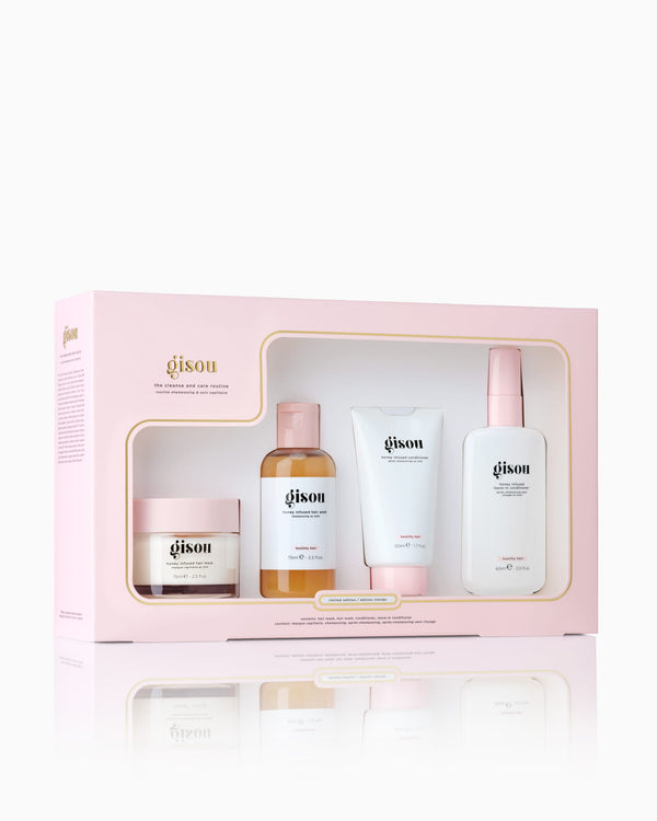 Cleanse and Care set in the package on the white background
